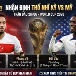 Ảnh bìa nhận định trận đấu Thổ Nhĩ Kỳ vs Mỹ bảng D World Cup 2026 cùng chuyên gia BLV Man Man trên nền tảng ThapcamTV.